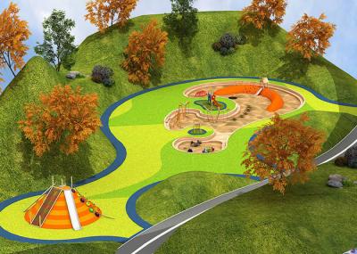 Equipamento do jogo de crianças do Micro-terreno na criança Playset dos parques