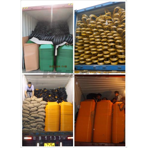 Durable Heavy Duty Wheelbarrow , Two Wheel Steel Wheelbarrow Wide Stance Legs