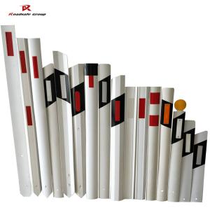 Fluorescent Trapezoidal Warning Flexible Reflective traffic guardrail road