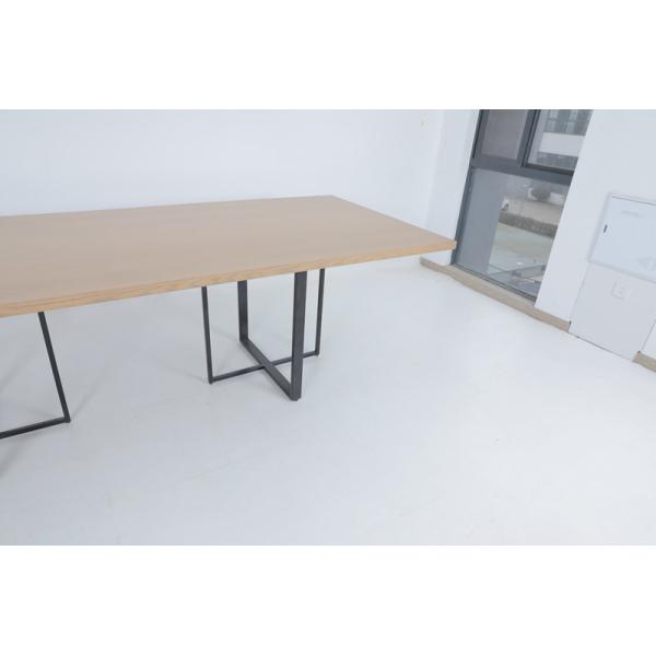 Modern Bedroom Custom Wood Desk With Metal Console