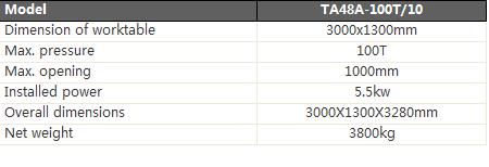Woodworking Hydraulic cold press 100T