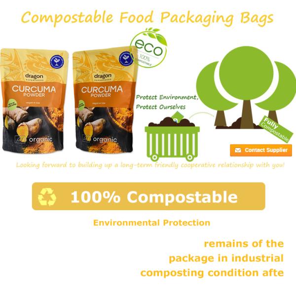 Подгонянные напечатанные Biodegradable упаковывая сумки