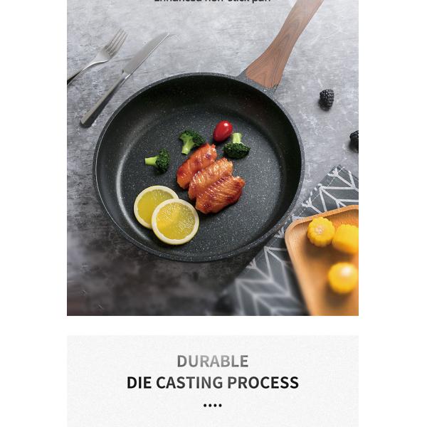 Hot Sale Cookware Marble Coating Fry Pan Die-cast Aluminum 28cm Non Stick Frying Pan Ollas Fry Pan