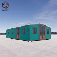 Container maison élargie 18 mm plancher en contreplaqué de bambou cadre pour deux chambres