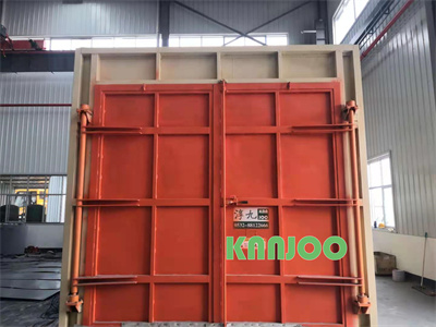 Steel Plate Shot Blasting Machine With PLC Control And AC380V Power Supply