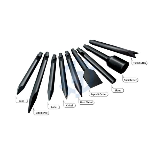 Atlas Copco Hydraulic Hammer Parts Chisel для PB110 AT20 PB160 AT70 PB210 AT120 PB310 AT170 PB420 PB530 AT220 Точка свёртывания
