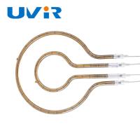 2200W Gold Reflective Ring Infrared Lamp 230V 8mm Tube