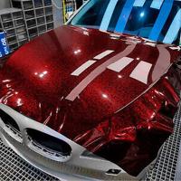 Small Forged Carbon Red Wrap Carbon Fiber Vinyl Car Wrap Film Auto Sticker