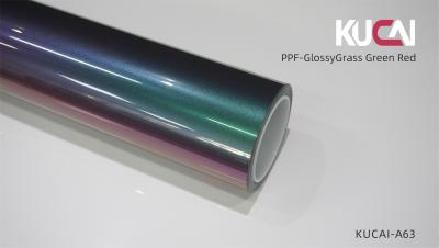 Película de proteção de tinta vermelha e verde TPU Boa dureza 7.5 Mil
