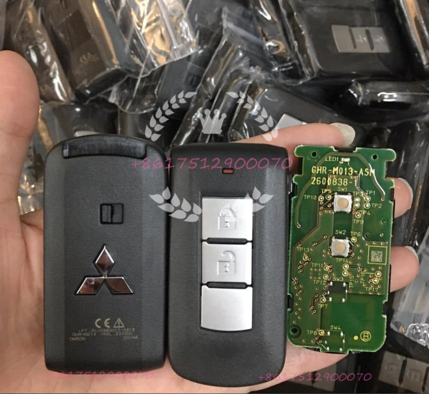 Genuine Original For 2022+ Mitsubishi Xpander Eclipse Cross Smart Key 2Button GHR-M014 434MHz ID47 Chip