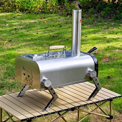 Outdoor12 Wood Fired Pizza Ovens Pellet Pizza Stove For Outdoor Picnic