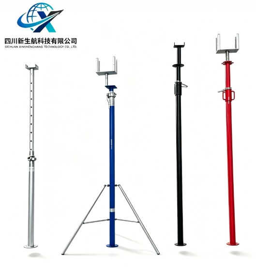 Heavy Duty Q235 Steel Shoring Prop Corrosion Resistant With U Head