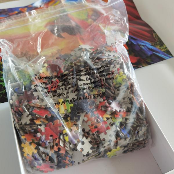 OEM Custom Paper Jigsaw Puzzles ODM Children Cartoon Scenery 19.5x17cm