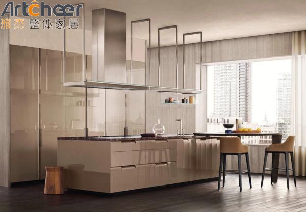 Modern Design Itaily Kitchen Cabinets With Plywood Door Material And Drawer Slide Accessories
