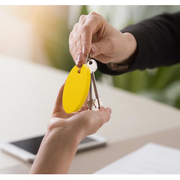Blank Plain PU Boating Bulk Floating Keychains Foam Floater Ring Personalized
