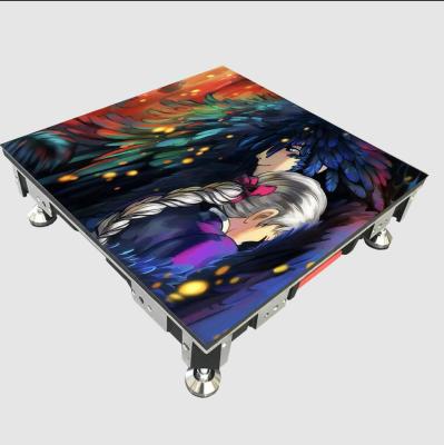 Affichage LED en plancher en aluminium 3840 Hz avec taille d'armoire personnalisable 500*500 mm
