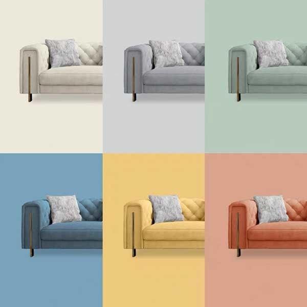 2 elevações Sofa For Living Room Furniture preguiçoso secional traseiro do lazer de Seater