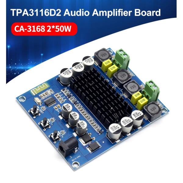 2*50W Wireless Digital Power Amplifier Board for DIY Speaker Amplification TPA3116D2