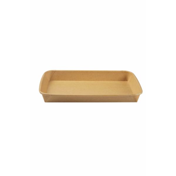 Paper Sushi Tray with PET Lid - 175ML Capacity and 138*78 Size for Secure Food Packaging