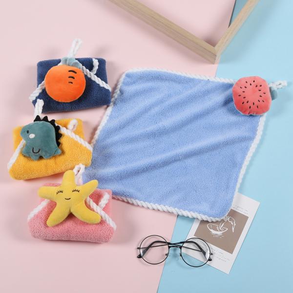 25*25 см многоцветные коралловые бархатные салфетки для мягкого абсорбента