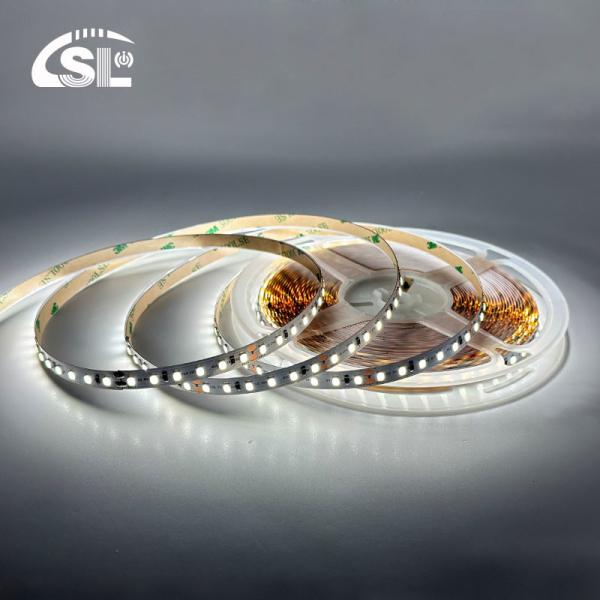 High brightness 12V 8mm 120leds 3000K Warm White Electroplate SMD2835 Led Strip Light