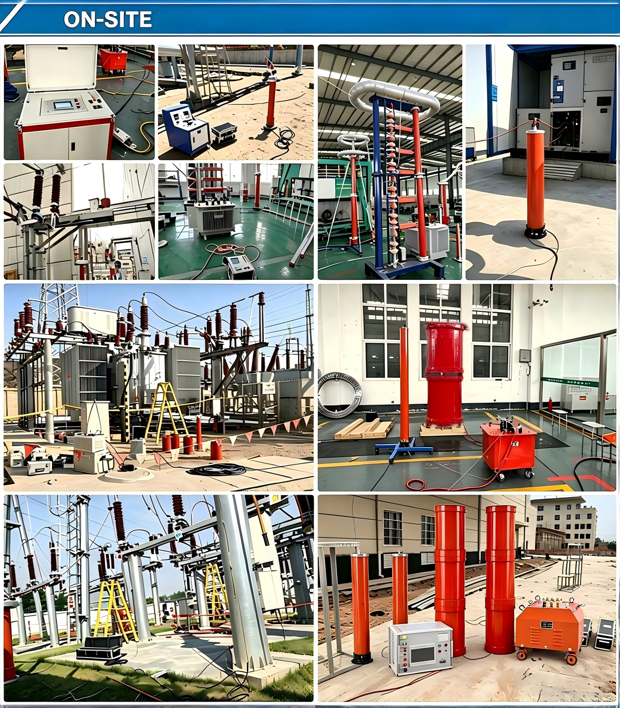 High Voltage Series AC Resonant Test System / Variable Frequency Withstand Voltage Test Set