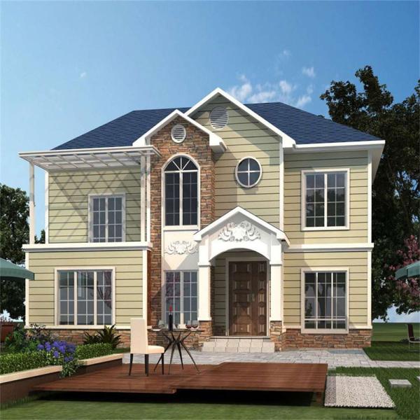 Prefabricated Two Bedroom Container House , Light Steel Contemporary Prefab Homes