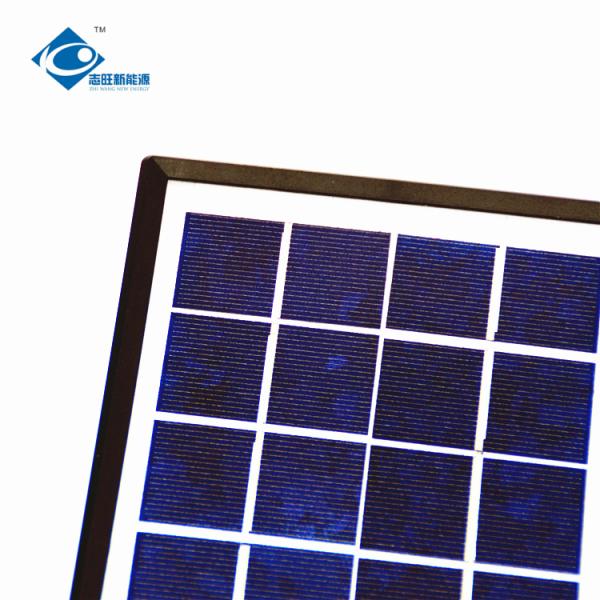 Панель солнечной энергии ZW-2.5W-6V жилая для панели солнечных батарей аварийного освещения 2.5W 6V стеклянной прокатанной