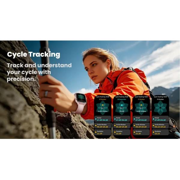 C30 1ATM Reloj inteligente resistente al agua Para hombres Mujeres, BT Llama Fitness Sueño Ritmo cardíaco Reloj deportivo