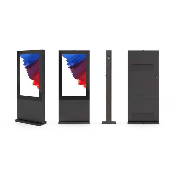 65 Inch Outdoor LCD Screen Advertising Kiosk Floor Standing IP65 Waterproof