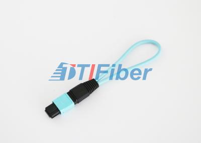12 núcleo laço de retorno da fibra ótica de OM3 MPO/MTP com baixa perda de inserção