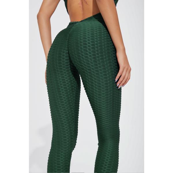 Green Skinny One Piece Yoga Jumpsuit Quick Dry Yoga Outfit Sets