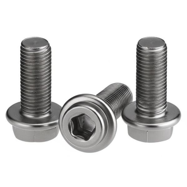 Acero galvanizado de carbono, tornillos de paso de cabeza plana M0.6mm-M36mm Revestimiento personalizado