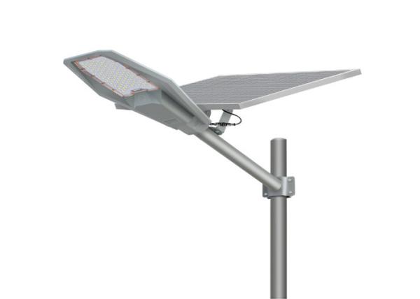 Aluminum Split Solar Powered LED Street Lights With Light Pole