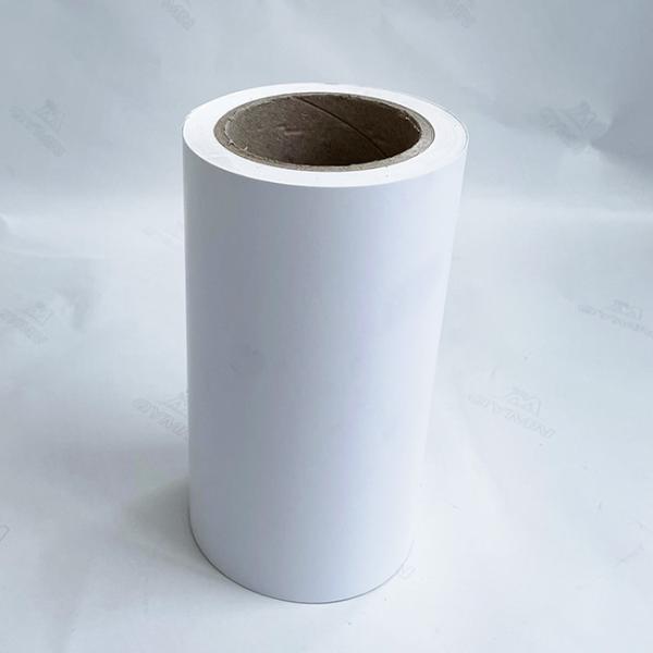 Hot Melt Glue 80GSM Semi Gloss Paper Self Adhesive Label For Frozen Products