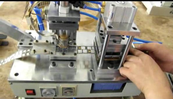 Manual Cutting IC Module Punching Contact IC Card Module Cutter With SMC Pneumatic Parts