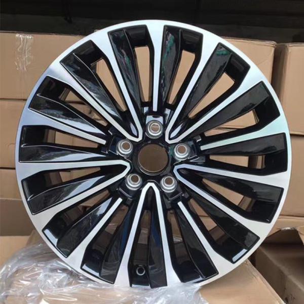 5x100 OEM Volkswagen Replica Wheels Black 16 17 18 Inch Multi Spoke 5 Holes