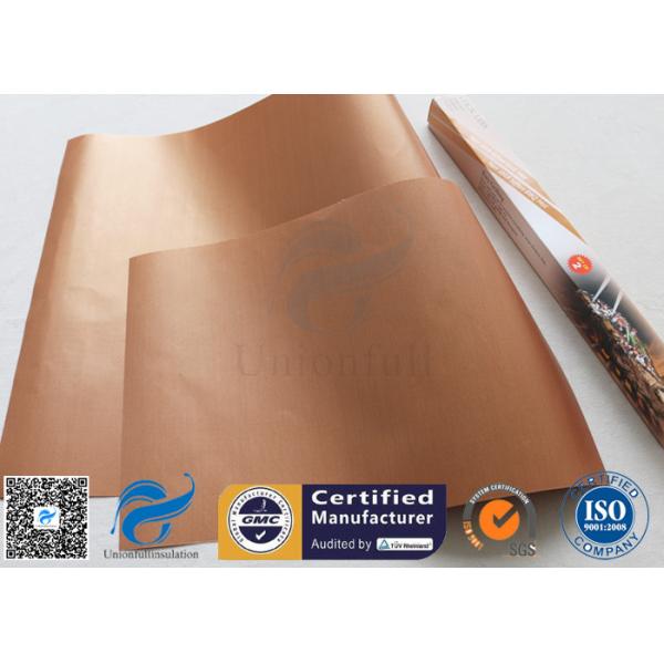Non Stick Silicone Baking Mat Copper 33X40CM PTFE Coated BBQ Grill Mat FDA Food