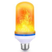 PC 4 Modes 265VAC Garden Led Flame Light Bulbs 1500K Flame Effect Light Bulb