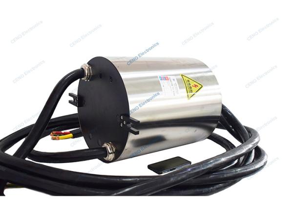 Ip66 Waterproof Slip Ring High Current Electrical Carbon Brush Mechanical