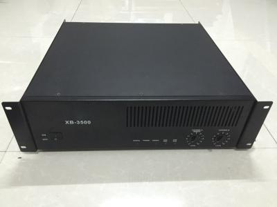 Amplificador de potência de classe AB 2X400W em 3U com dois ventiladores de arrefecimento
