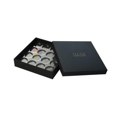 Boîte cadeau au chocolat avec plateau transparent à l'intérieur et boîtes rigides en carton Emballage de luxe