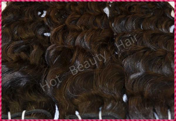 Black Remy Peruvian Virgin Human Hair Extensions 18 22 Loose Wavy Natural Wave
