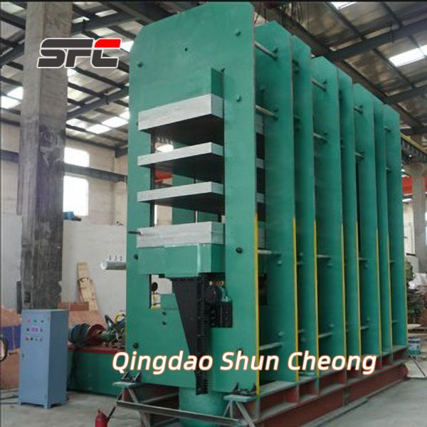 PLC Control Rubber Vulcanizing Press with Cooling System and Customizable Size for Conveyor Belt Vulcanizing Machine