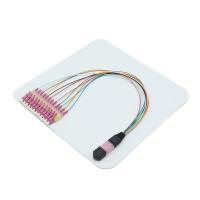 Mâle à plusieurs modes de fonctionnement du câble OM4 12F MPO de tronc de Senko MPO au câble de la sortance 0.9mm de LC