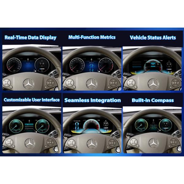 VIKNAV Цифровая приборная панель Авто кластер Mercedes Benz E-Class W212 2014-2015