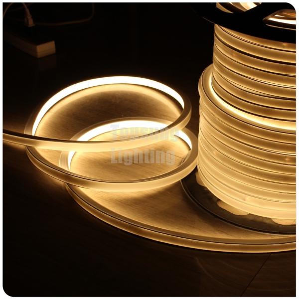 AC 220V верхний вид светодиодный неоновый флекс 16 * 16 мм квадратное теплое белое освещение для здания IP68