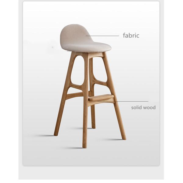 Белые классические барные стулы кафа утяжеляют емкость 400 Lbs Адвокатуры бархата предводительствуют японское