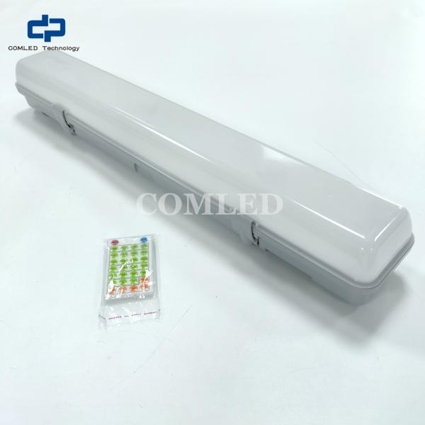 industrial vapor tight batten light 1200mm IP65 tri-proof warehouse lED lighting fixtures tunnel lighting weatherproof Batten fixtures With 3CCT changeable