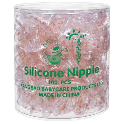 Bocal de borracha do bebê líquido lento do silicone do padrão do fluxo BSCI